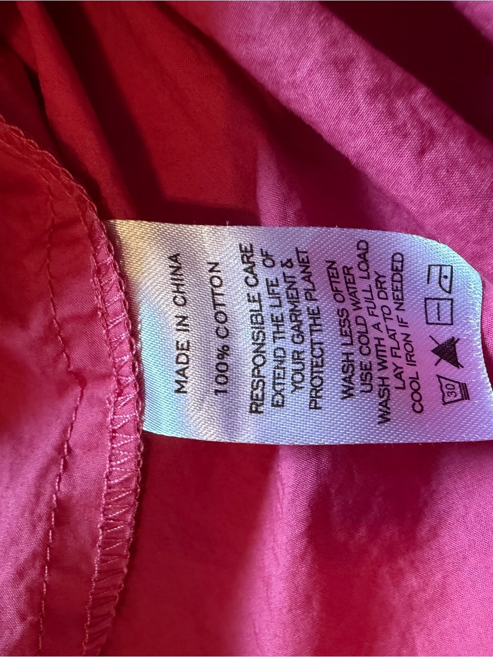 Hill House Home The Ellie Smocked Tiered Nap Dress - Bright Pink size XL - Picture 9 of 9